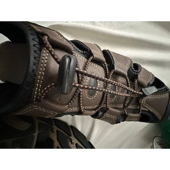 Eddie Bauer Meridian Brown Hiking Fisherman Sandals Shoes Mens Size 10 M main image 6